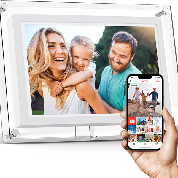 Chillsy Digitale Fotolijst met App - 10.1 Inch - Fotokader - IPS Display - WiFi - 32GB - Acryl