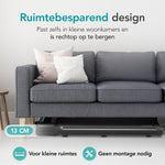 Retourdeal - TibaGoods Loopband Inklapbaar - 1 t/m 6 km/h - 120kg belastbaar gewicht - Hardloopband voor thuis - Walking pad - Hometrainer - Hellingsfunctie 6% - Treadmill - Wandelband - Sport - Hardlopen - Voor onder het bureau