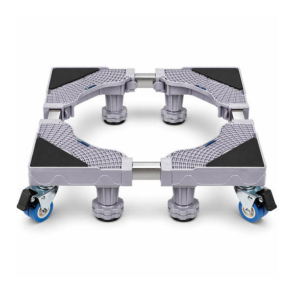 RaviSoll Wasmachine Verhoger Verstelbaar | Anti-Vibratie met Remwieltjes | RVS Frame, Max. 68x68cm