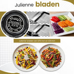 RaviSoll Mandoline Groentesnijder RVS | Verstelbaar 1-9mm met Julienne | Antislip & Snijhulp