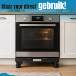 RaviSoll Wasmachine Verhoger Universeel | Ergonomisch & Anti-Vibratie | Max. 200kg Draagkracht
