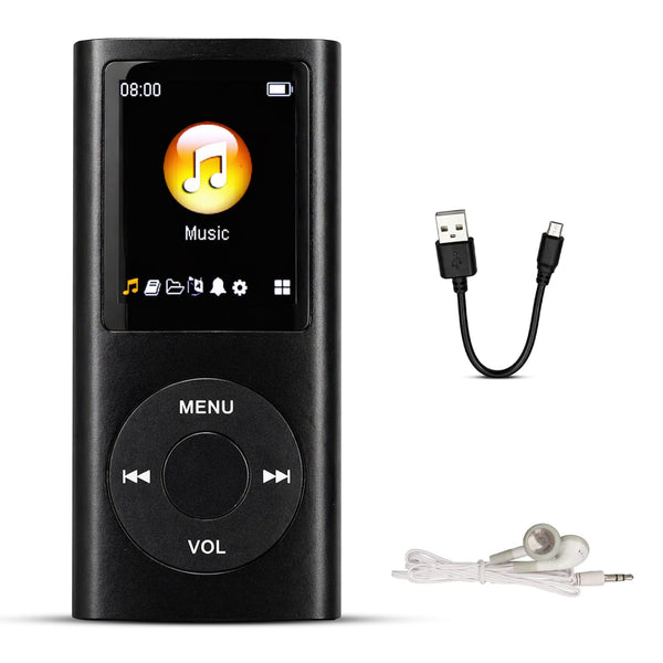 Retourdeal - RaviSoll Bluetooth MP3/MP4 Speler 32GB | 16 Uur Batterij, FM Radio & Recorder | 90g