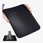 RaviSoll Kattenbakmat 45x65 cm | Vloer- & Gritmat voor Kattenbak | Houdt Vloer Schoon